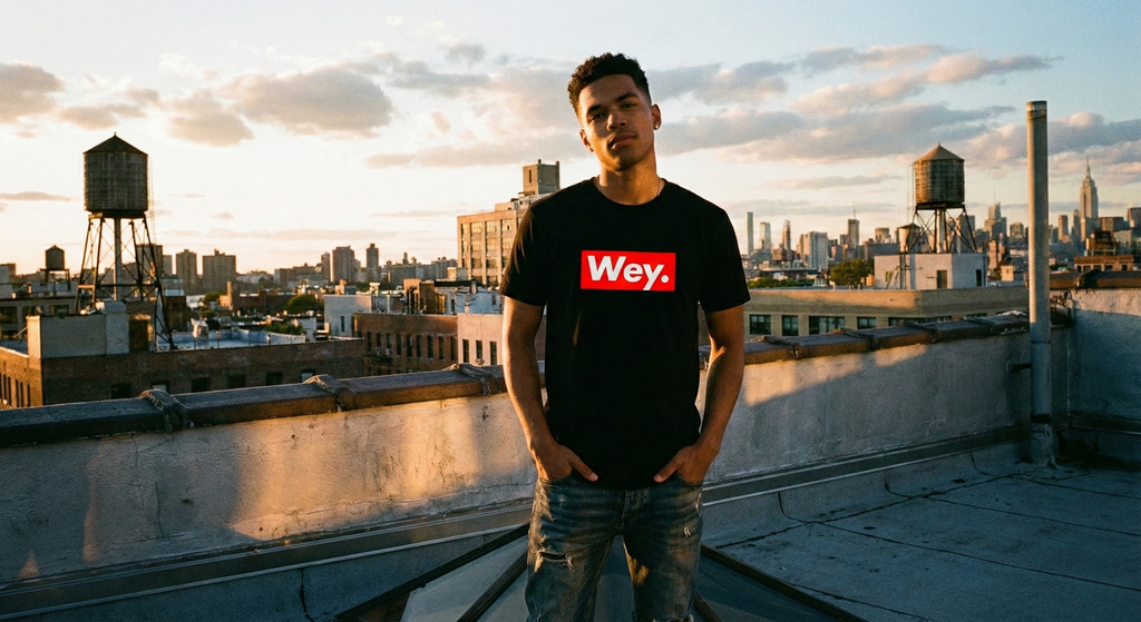 Playera "Wey." Box Logo | Streetwear Mexicano